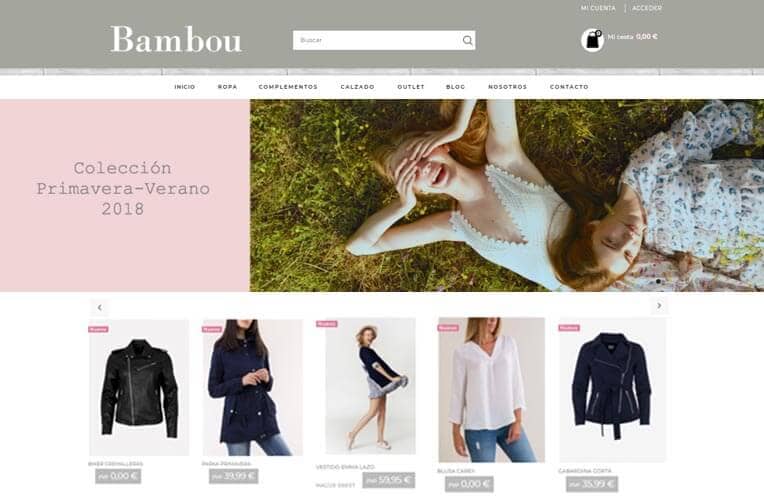 diseño web vilanova tienda online bamboup